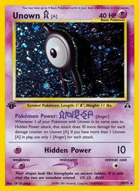 Unown [A] (14) (14/75) [Neo Discovery]