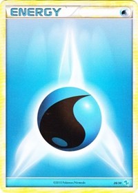 Water Energy (#6) (6/30) [HGSS Trainer Kit: Gyarados & Raichu]