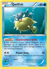 Qwilfish (21/106) [XY - Flashfire]