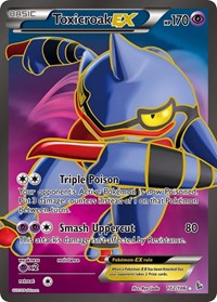 Toxicroak EX (102 Full Art) (102/106) [XY - Flashfire]