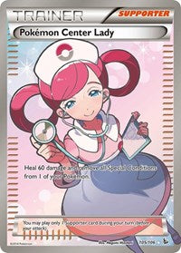 Pokemon Center Lady (105 Full Art) (105/106) [XY - Flashfire]