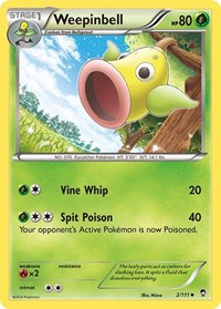 Weepinbell (2/111) [XY - Furious Fists]
