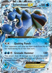 Seismitoad EX (20/111) [XY - Furious Fists]