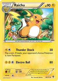 Raichu (28/111) [XY - Furious Fists]