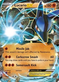 Lucario EX (54/111) [XY - Furious Fists]