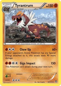 Tyrantrum (62/111) [XY - Furious Fists]