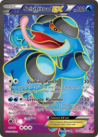 Seismitoad EX (106 Full Art) (106/111) [XY - Furious Fists]
