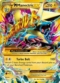 M Manectric EX (120 Secret Rare) (120/119) [XY - Phantom Forces]