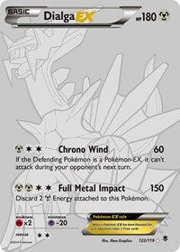 Dialga EX (122 Secret Rare) (122/119) [XY - Phantom Forces]