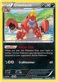 Crawdaunt (92/160) [XY - Primal Clash]