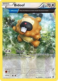 Bidoof (Alpha) (117/160) [XY - Primal Clash]