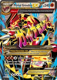 Primal Groudon EX (Omega - 151 Full Art) (151/160) [XY - Primal Clash]