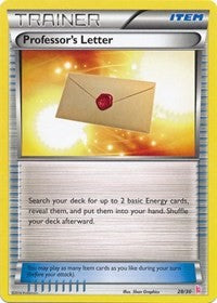 Professor's Letter (Sylveon) (28/30) [XY Trainer Kit: Sylveon & Noivern]