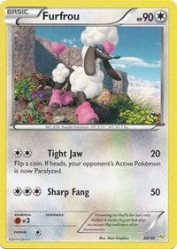 Furfrou (#20 - Noivern) (20/30) [XY Trainer Kit: Sylveon & Noivern]