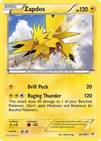 Zapdos (23/108) [XY - Roaring Skies]