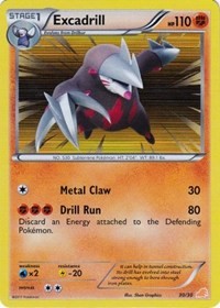Excadrill (#30 Holo) (30/30) [BW Trainer Kit: Excadrill & Zoroark]