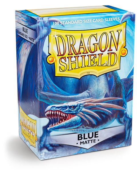 Standard Dragon Shield Matte Sleeves – Blue (100ct)