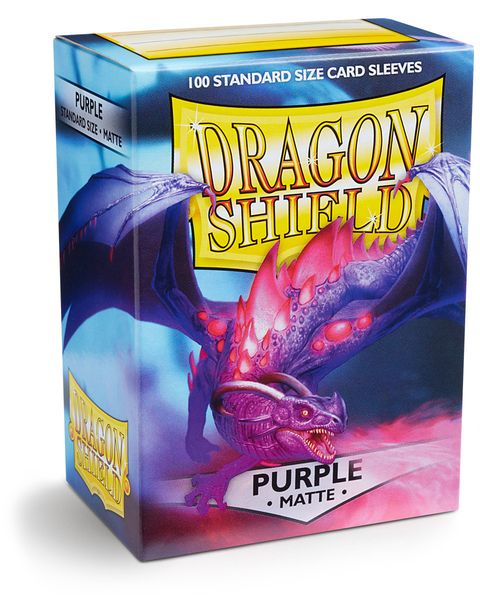 Standard Dragon Shield Matte Sleeves – Purple (100ct)