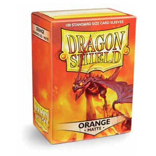 Standard Dragon Shield Matte Sleeves – Orange (100ct)