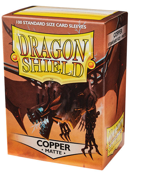Standard Dragon Shield Matte Sleeves – Copper (100ct)