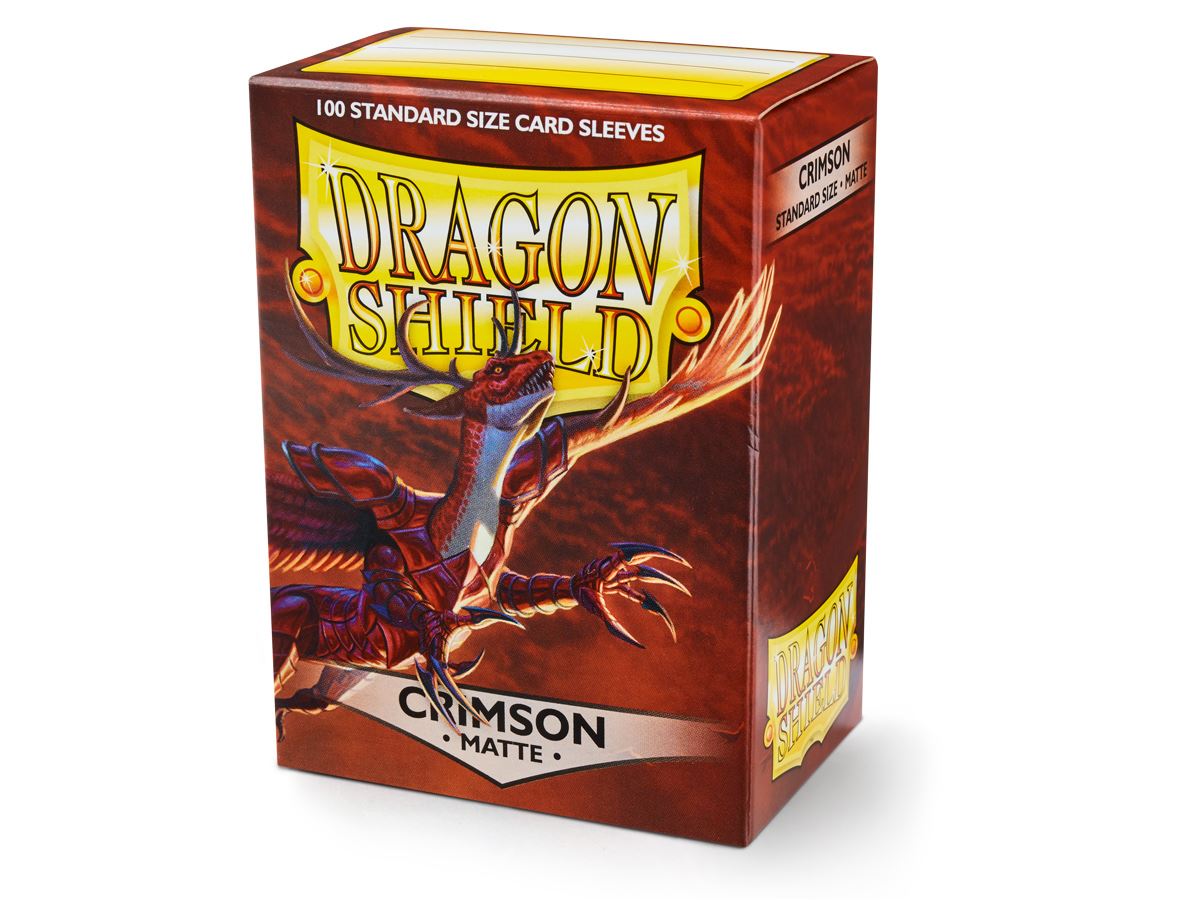 Standard Dragon Shield Matte Sleeves – Crimson (100ct)