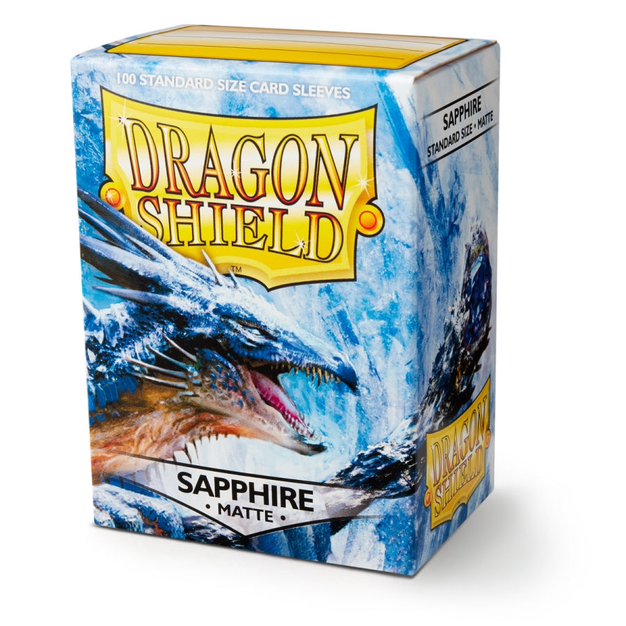Standard Dragon Shield Matte Sleeves – Sapphire (100ct)