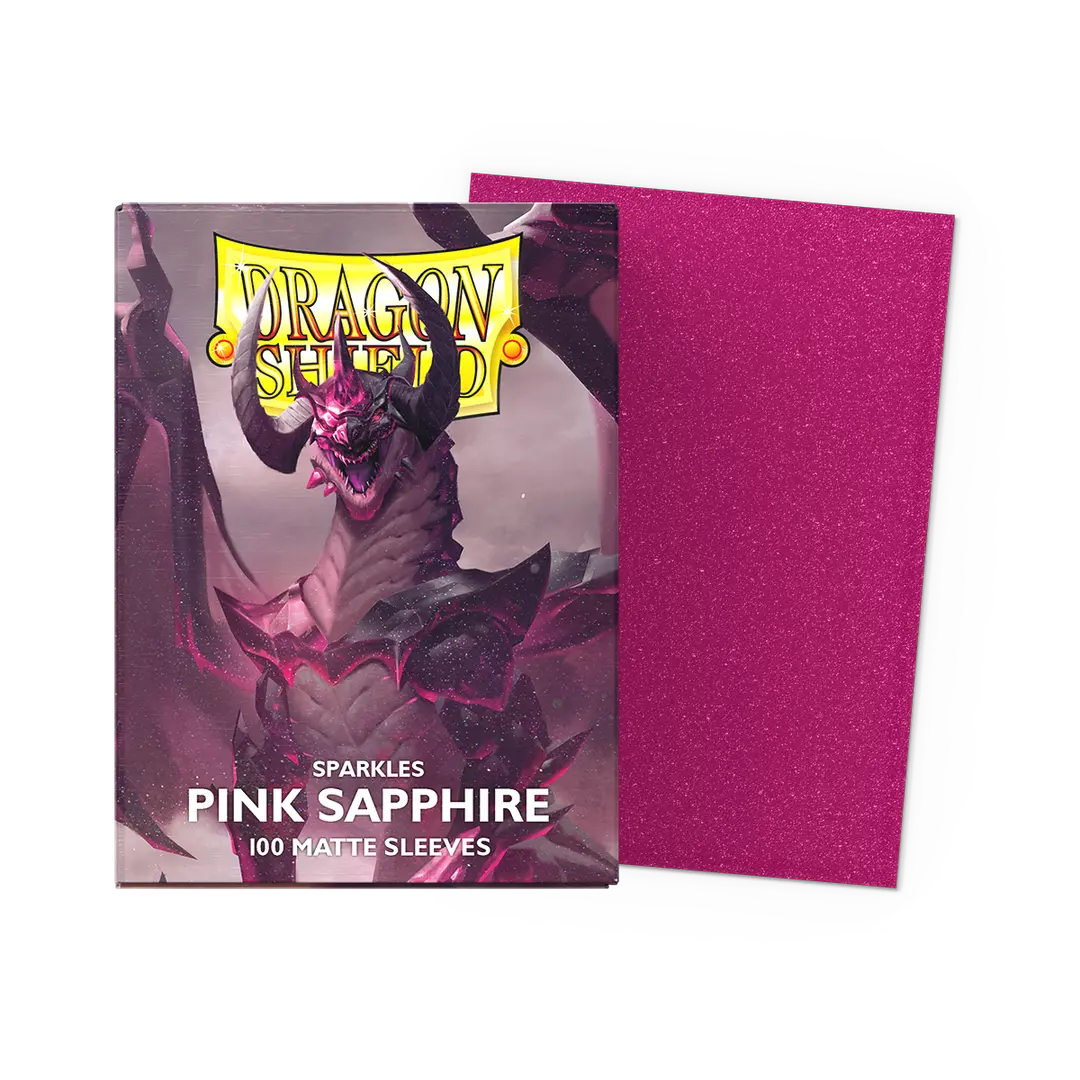 Standard Dragon Shield Matte Sleeves – Pink Sapphire (100ct)