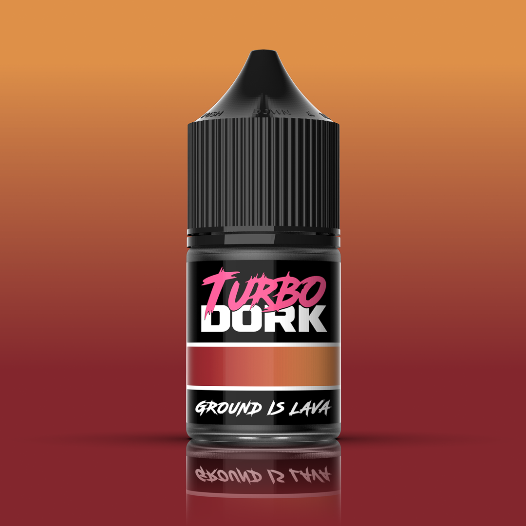 Turbo Dork TurboShift Acrylic Paint - Ground Is Lava