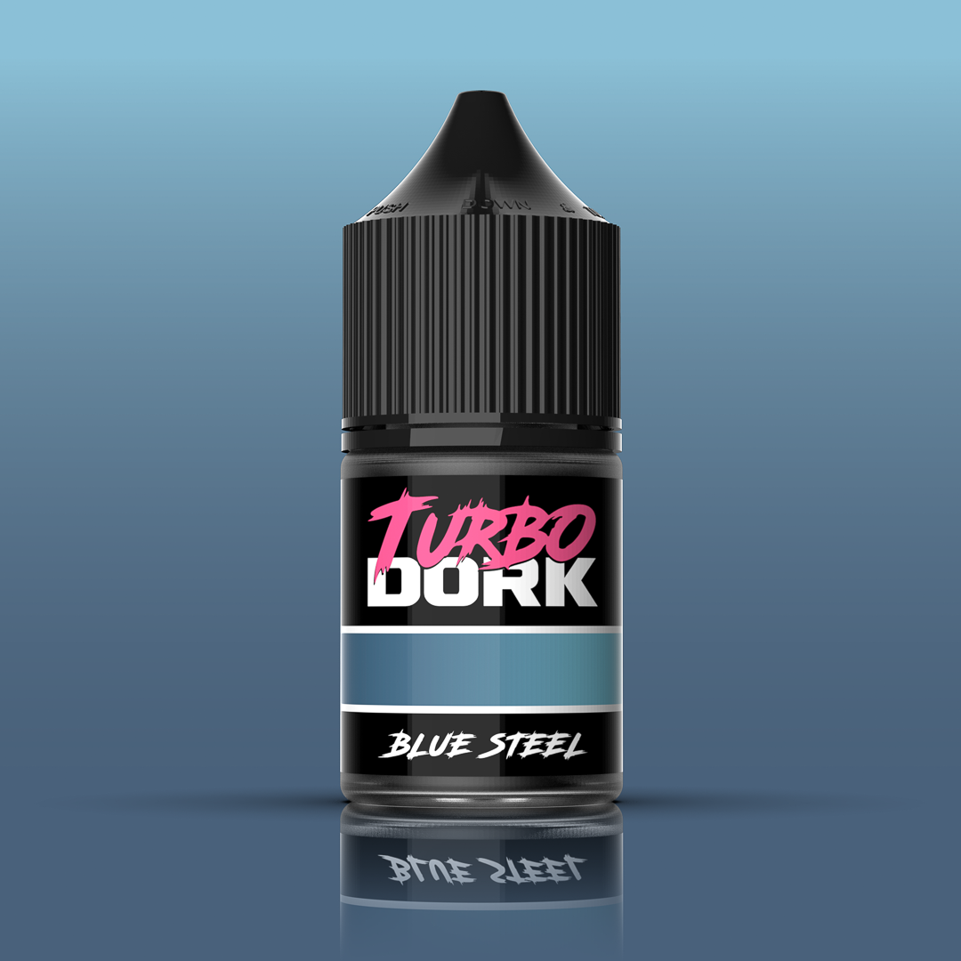 Turbo Dork Metallic Acrylic Paint - Blue Steel