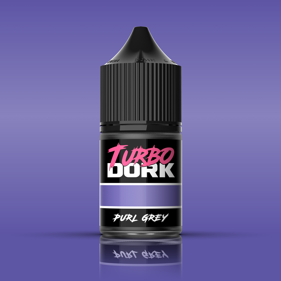 Turbo Dork Metallic Acrylic Paint - Purl Grey