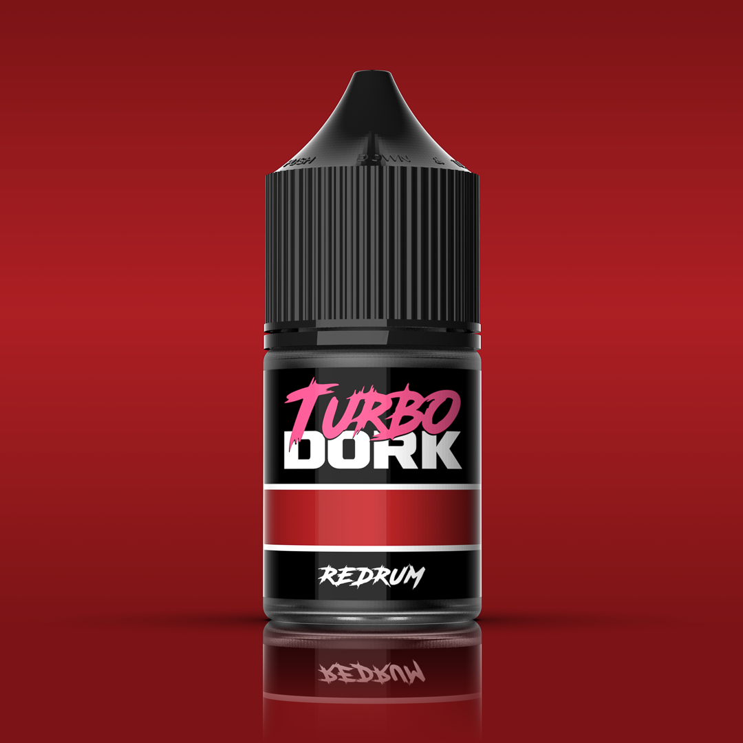Turbo Dork Metallic Acrylic Paint - Redrum