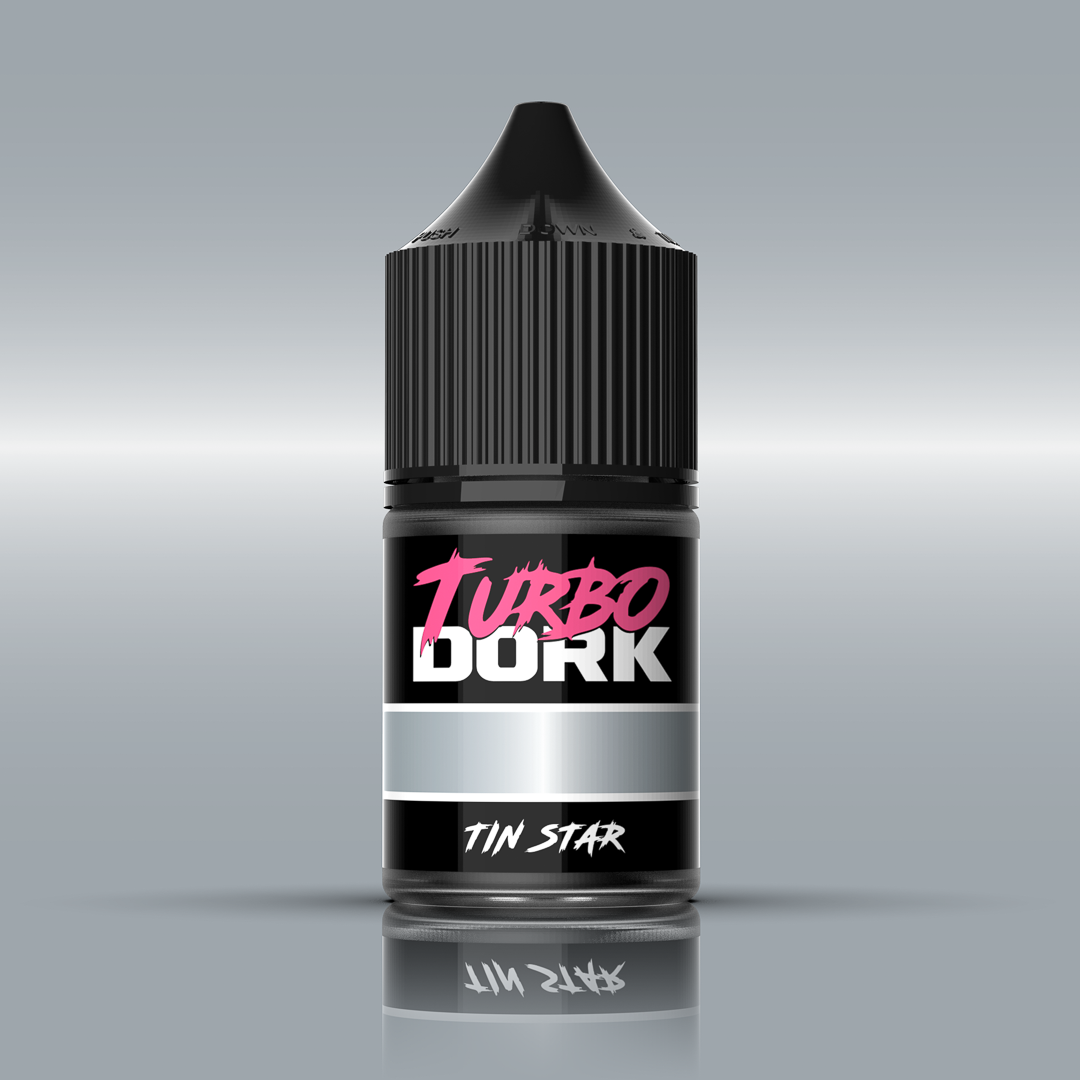 Turbo Dork Metallic Acrylic Paint - Tin Star
