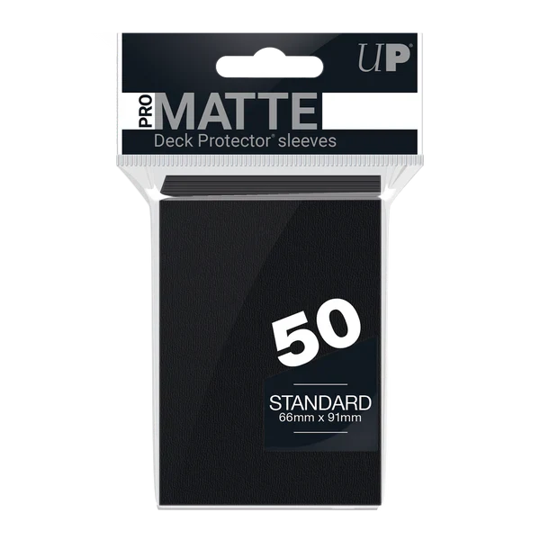 Standard Ultra PRO Pro-Matte Sleeves - Black (50ct)