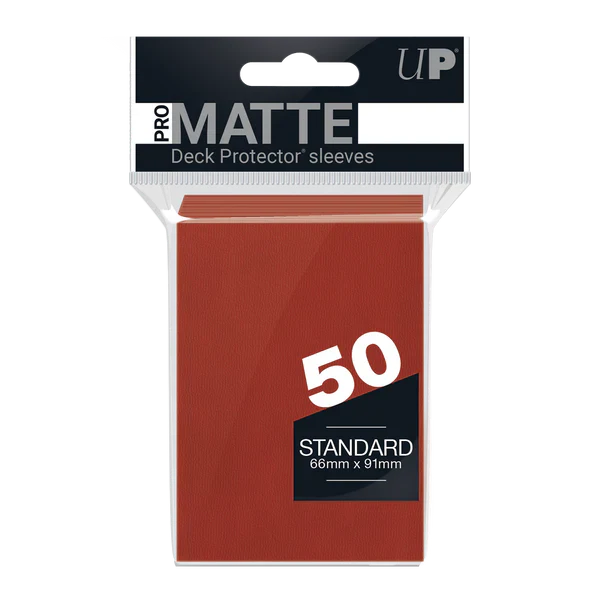 Standard Ultra PRO Pro-Matte Sleeves - Red (50ct)