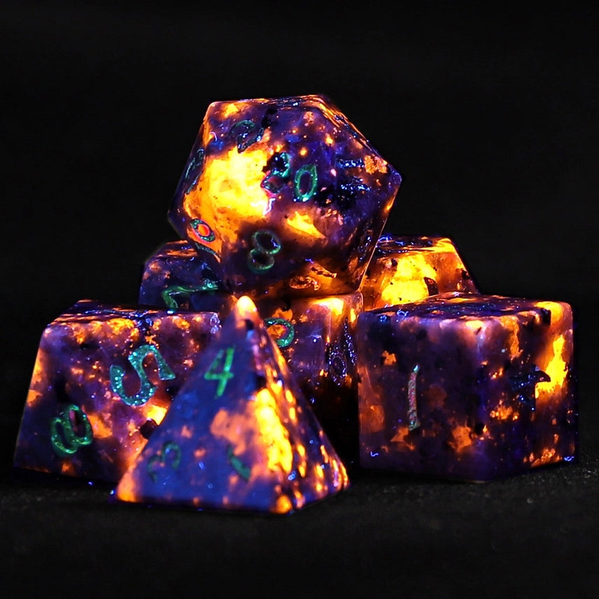 Dragon's Horde Gemstone Dice Set