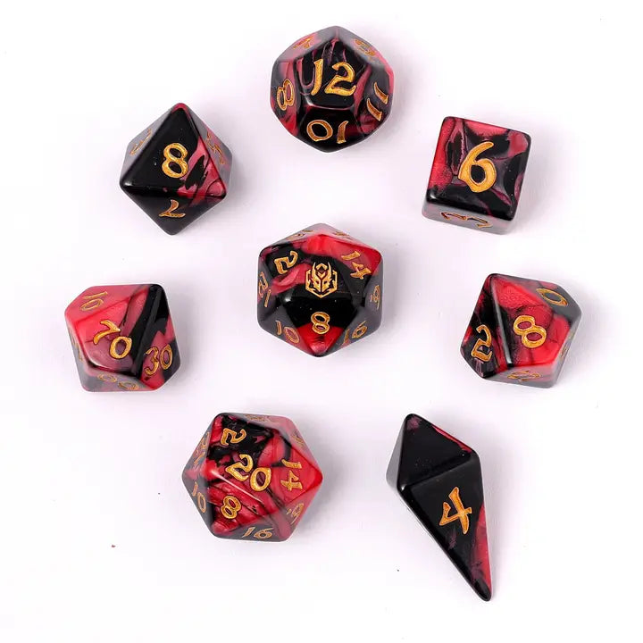 Blood Pact – Wyrmforged Dice Set