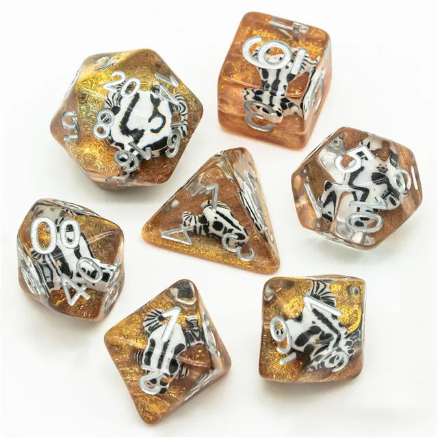Desert Bull Skull Dice Set