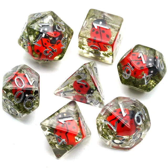 Lady Bug Dice Set