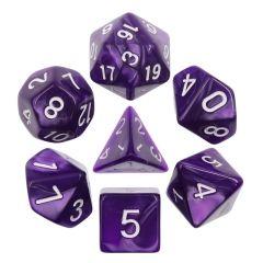 Purple Pearl Dice Set