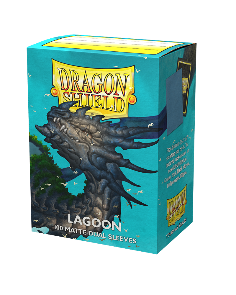 Standard Dragon Shield Dual Matte Sleeves – Lagoon (100ct)