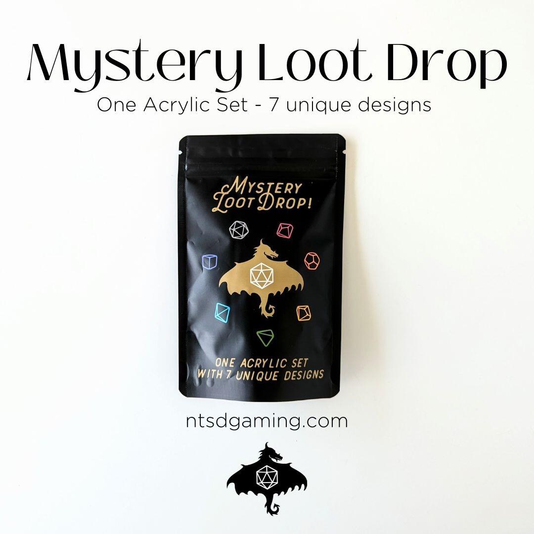 Mystery Loot Drop – Unique Acrylic Dice Set
