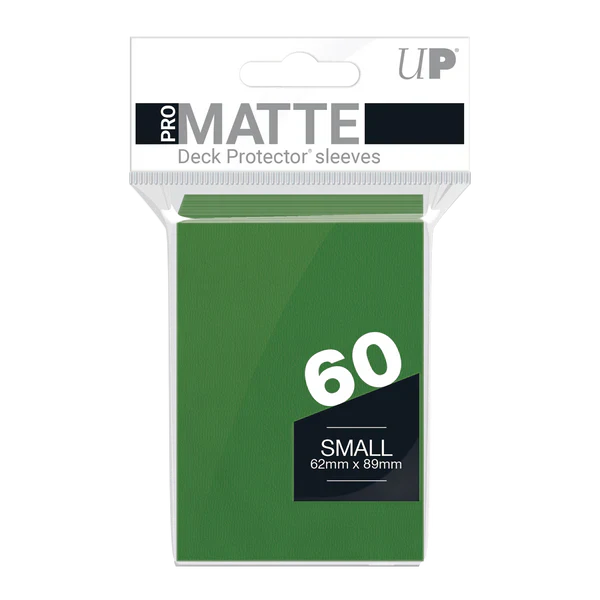 Small Ultra PRO Pro-Matte Sleeves - Green (60ct)