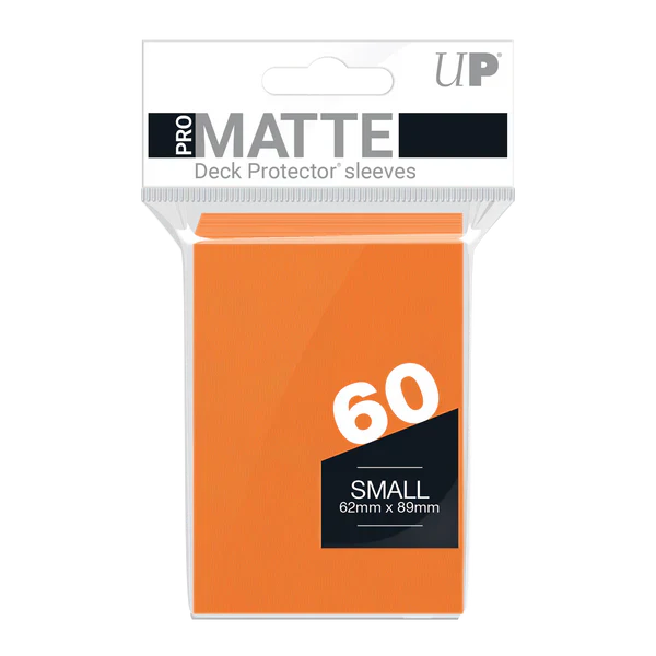 Small Ultra PRO Pro-Matte Sleeves - Orange (60ct)