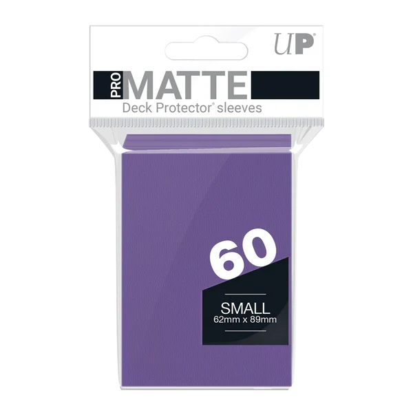 Small Ultra PRO Pro-Matte Sleeves - Purple (60ct)