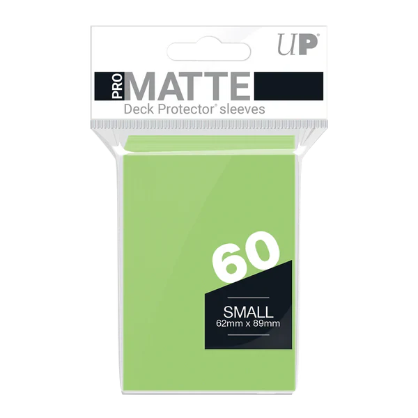 Small Ultra PRO Pro-Matte Sleeves - Lime Green (60ct)
